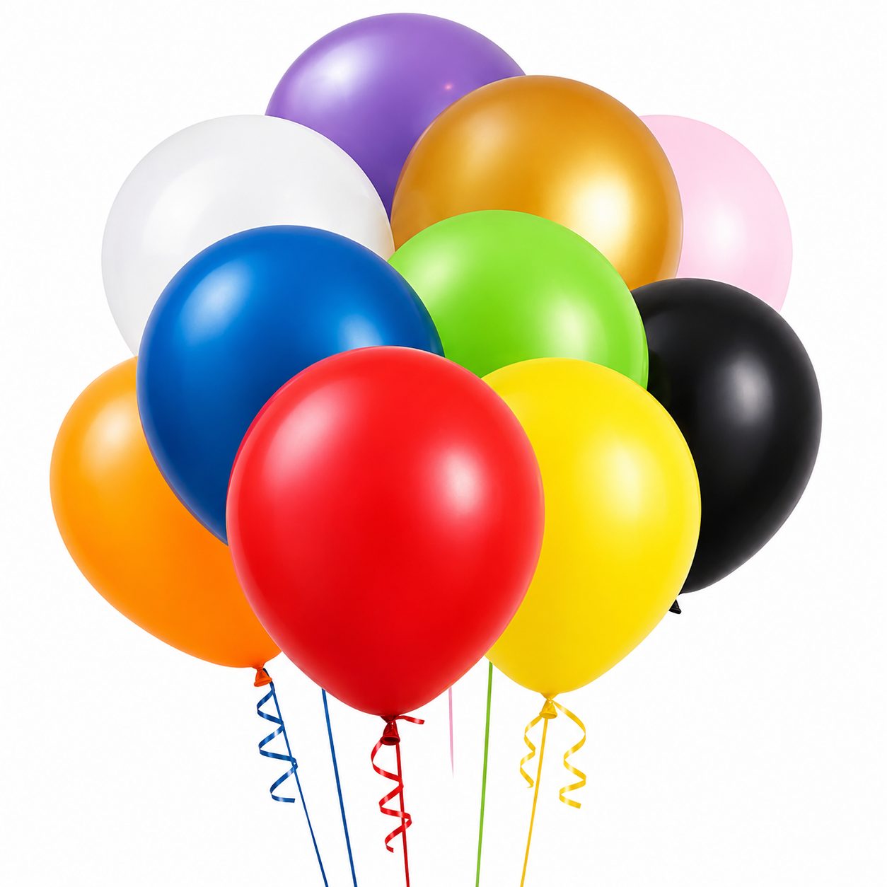 Set 6 Baloane din Latex, Model Party Jumbo, 45 cm, Multicolore