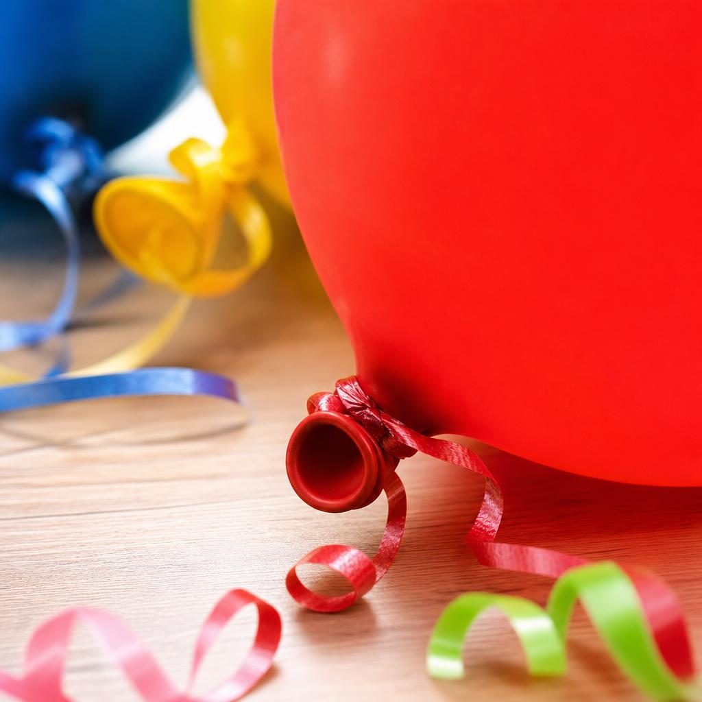 Set 6 Baloane din Latex, Model Party Jumbo, 45 cm, Multicolore
