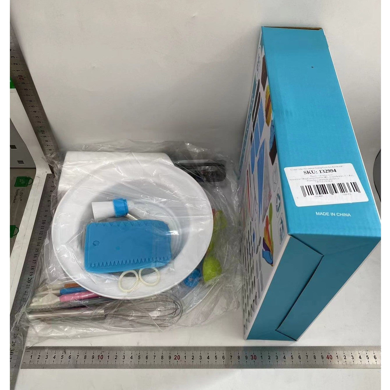 Set 66 Piese Ustensile pentru Ornare Prajituri, din Plastic si Otel Inoxidabil, Multicolor