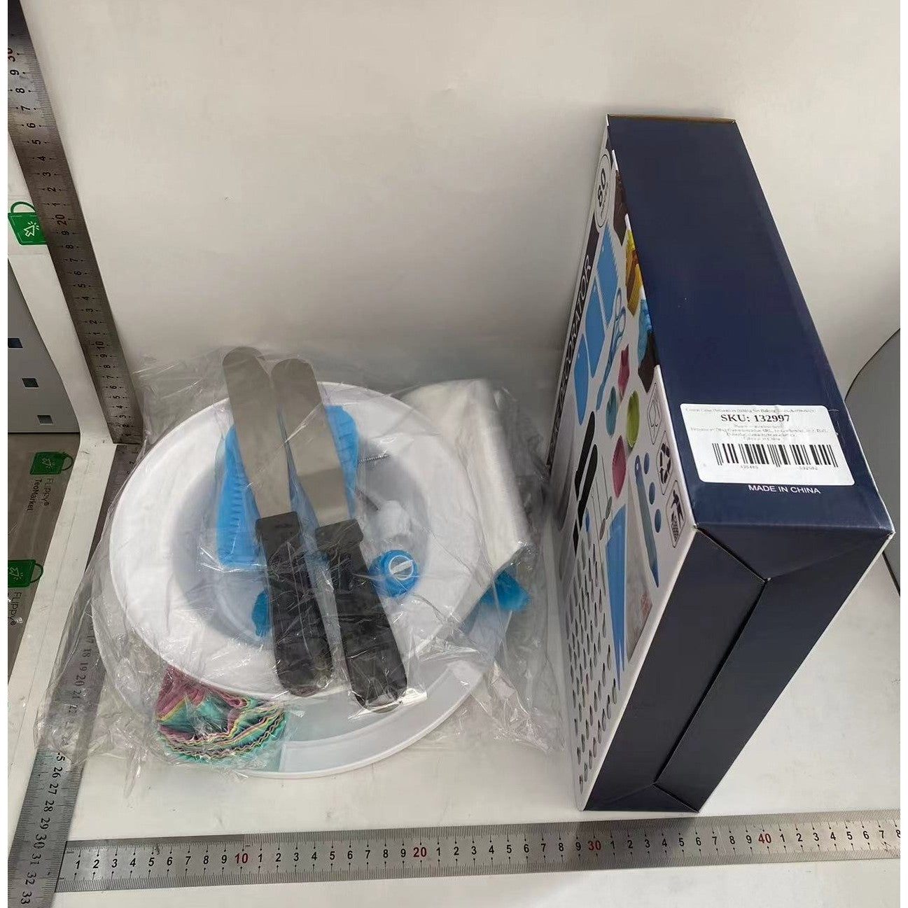 Set 80 Piese Ustensile pentru Ornare Prajituri, din Plastic si Otel Inoxidabil, Forme Briose, Multicolor