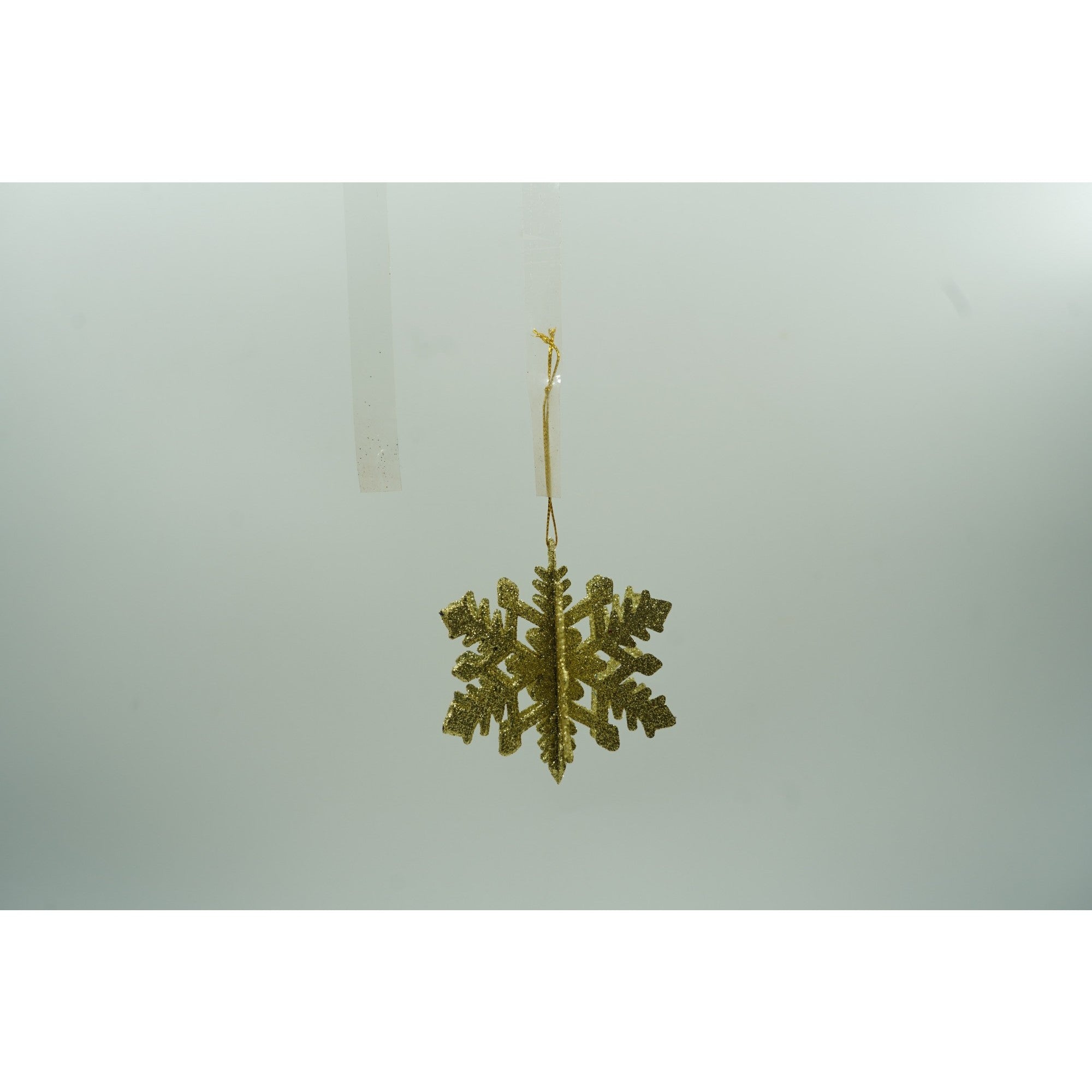 Set de 12 ornamente de brad, de tip Glob, Rosu/ Auriu, din plastic, cu finisaj sclipitor , cutie 6 cm adancime x 23 cm lungime x 18 cm inaltime