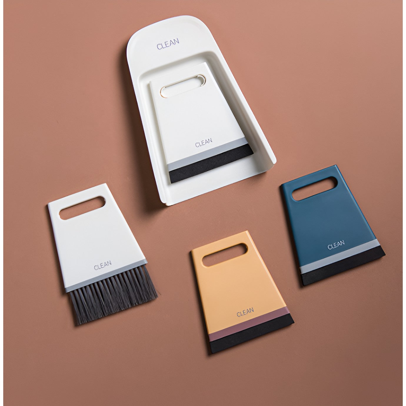 Set Mini Matura si Faras, Uz Casnic, Doua Perii, pentru Birou, Bucatarie, Casa, 19.5x13.8x3.6 cm, Gri