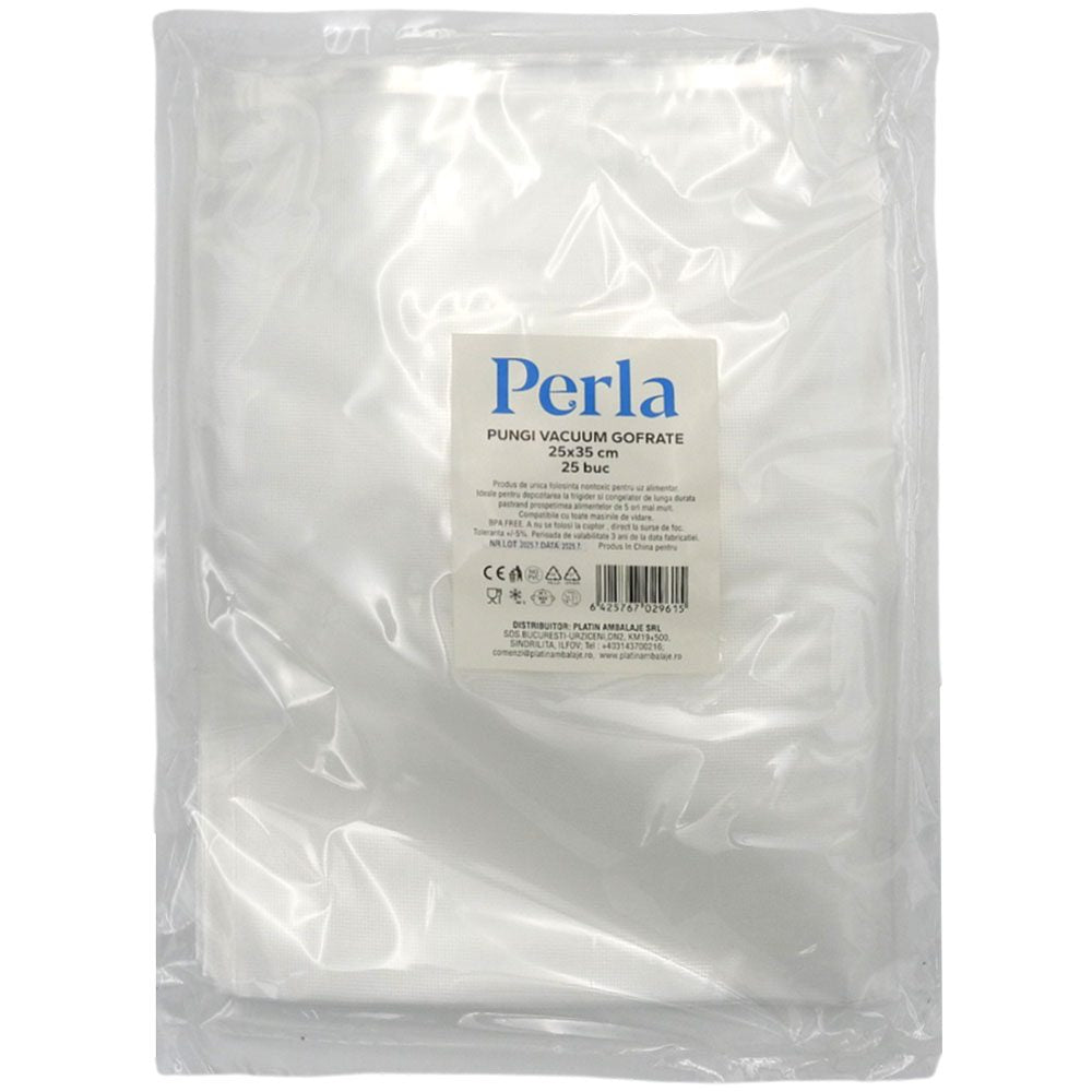 Set, Perla Pungi pentru Vidat Gofrate 25x35 25 buc /