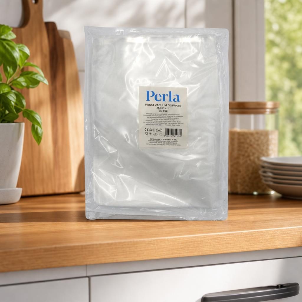 Set, Perla Pungi pentru Vidat Gofrate 25x35 25 buc /