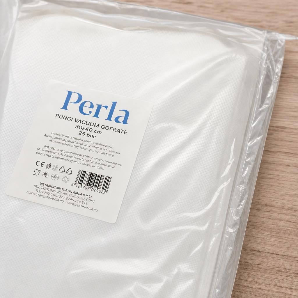 Set, Perla Pungi pentru Vidat Gofrate 30x40 25 buc /