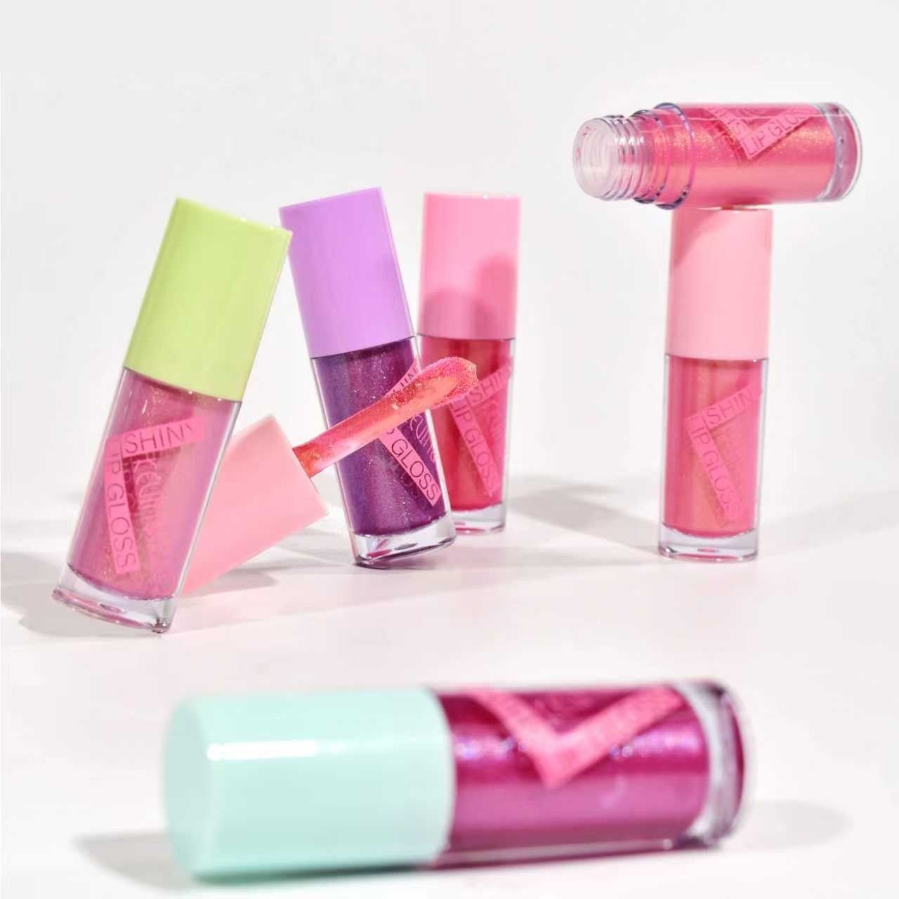 Set 5 Rujuri, Kevin Coco, Dreamy Pink, Lip-Gloss, Sidefate, Multicolor