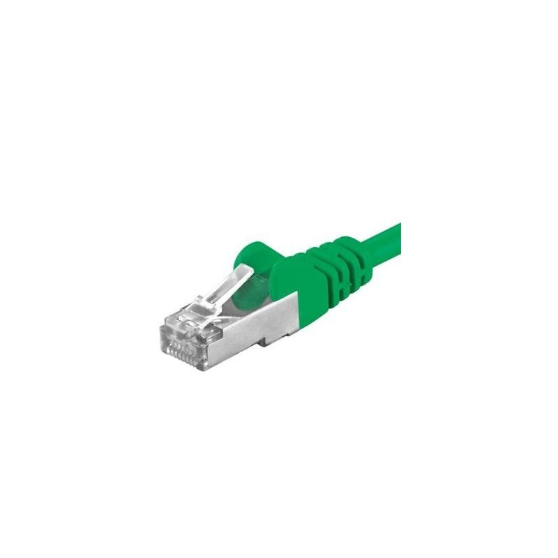 Patchcord SFTP RJ45-RJ45 Cat.6A, 1m, verde, "SFTP-6A-1-GN"