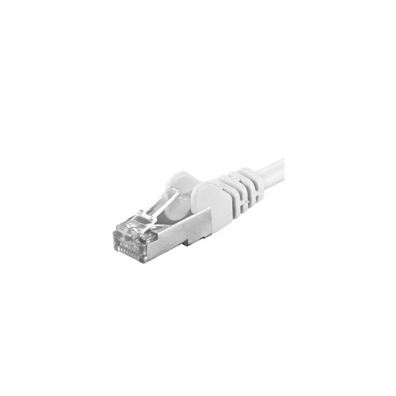 Patchcord SFTP RJ45-RJ45 Cat.6A, 2m, alb, "SFTP-6A-2-W"