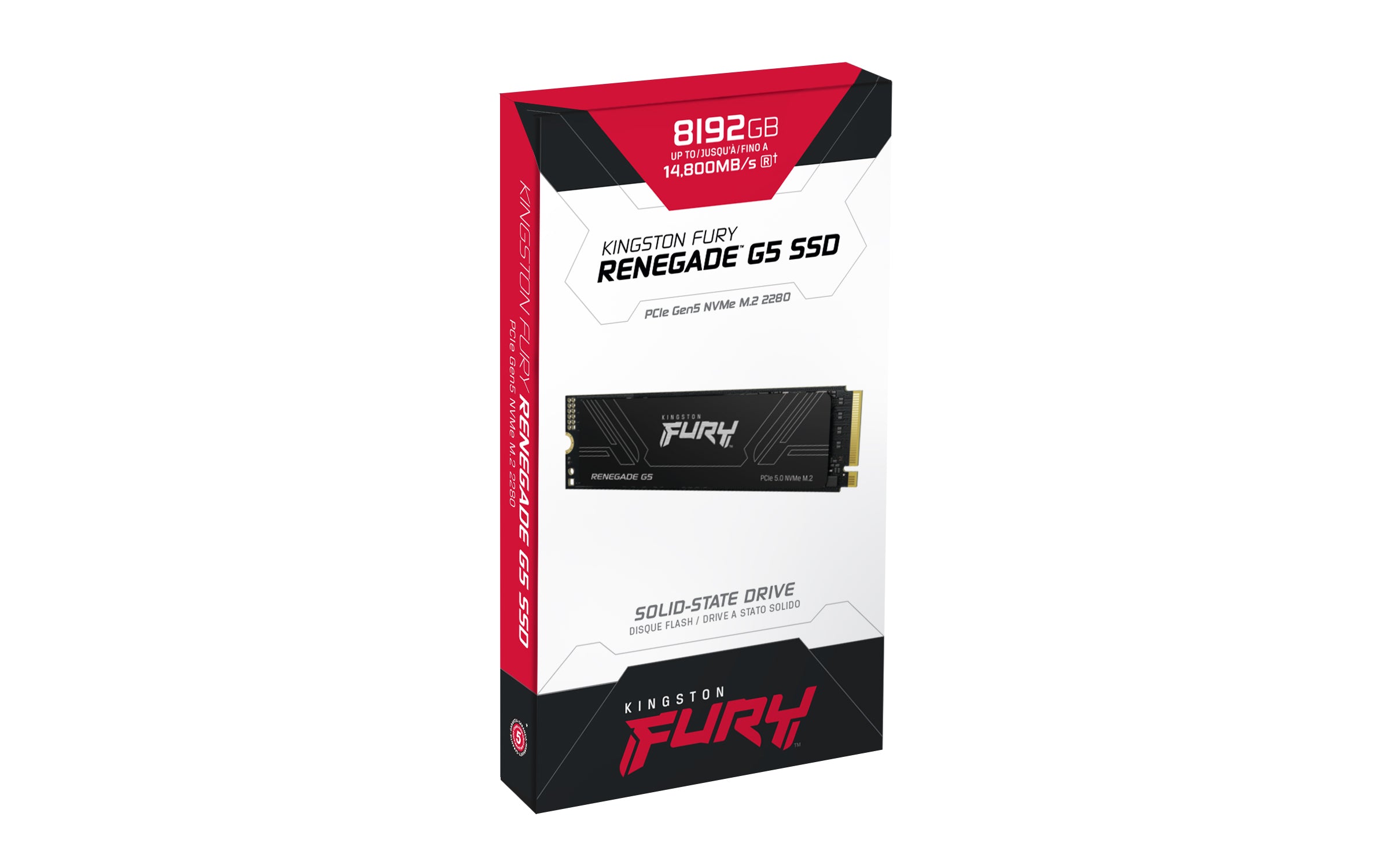 KINGSTON 8192GB Kingston FURY Renegade G5 PCIe 5.0 M.2 NVMe SSD "SFYR2D/8T1"