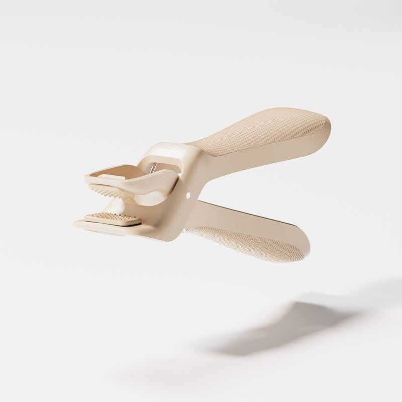 Cleste pentru Boluri, Anti-Alunecare, din ABS si Silicon, Extindere, pentru Oale, Tigai, de Uz Casnic, Rezistent la Temperaturi Inalte, 16x 10.5 x 3.6 cm Bej