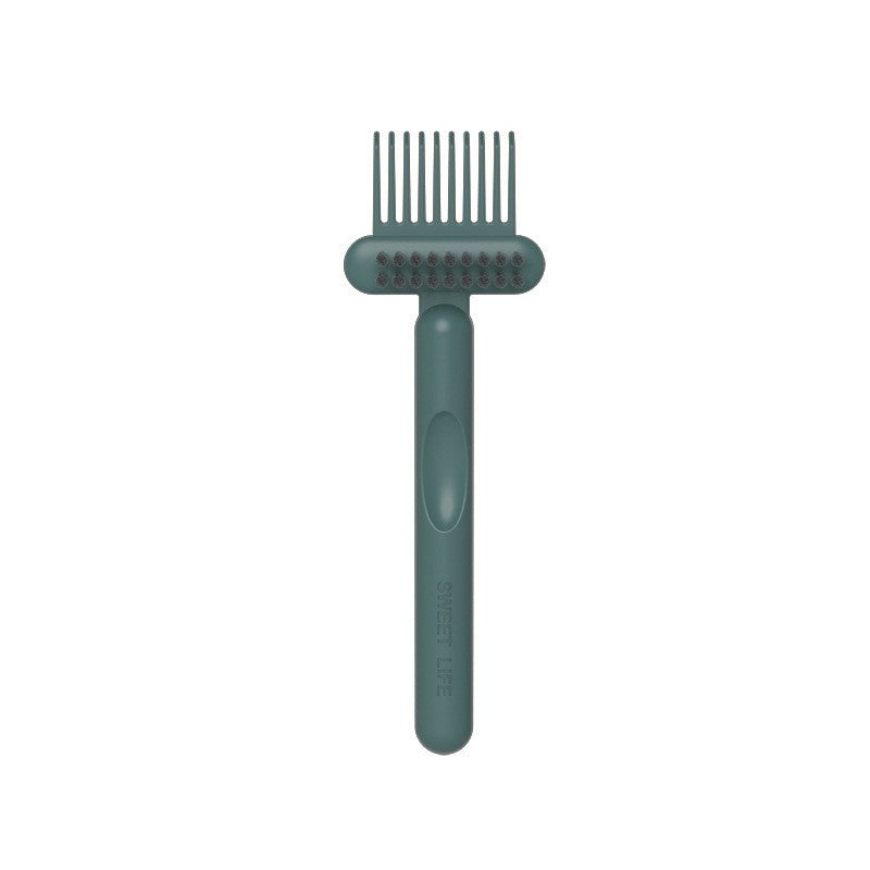 Perie pentru Curatarea Parului, din Plastic, 16 x 5 cm, Verde