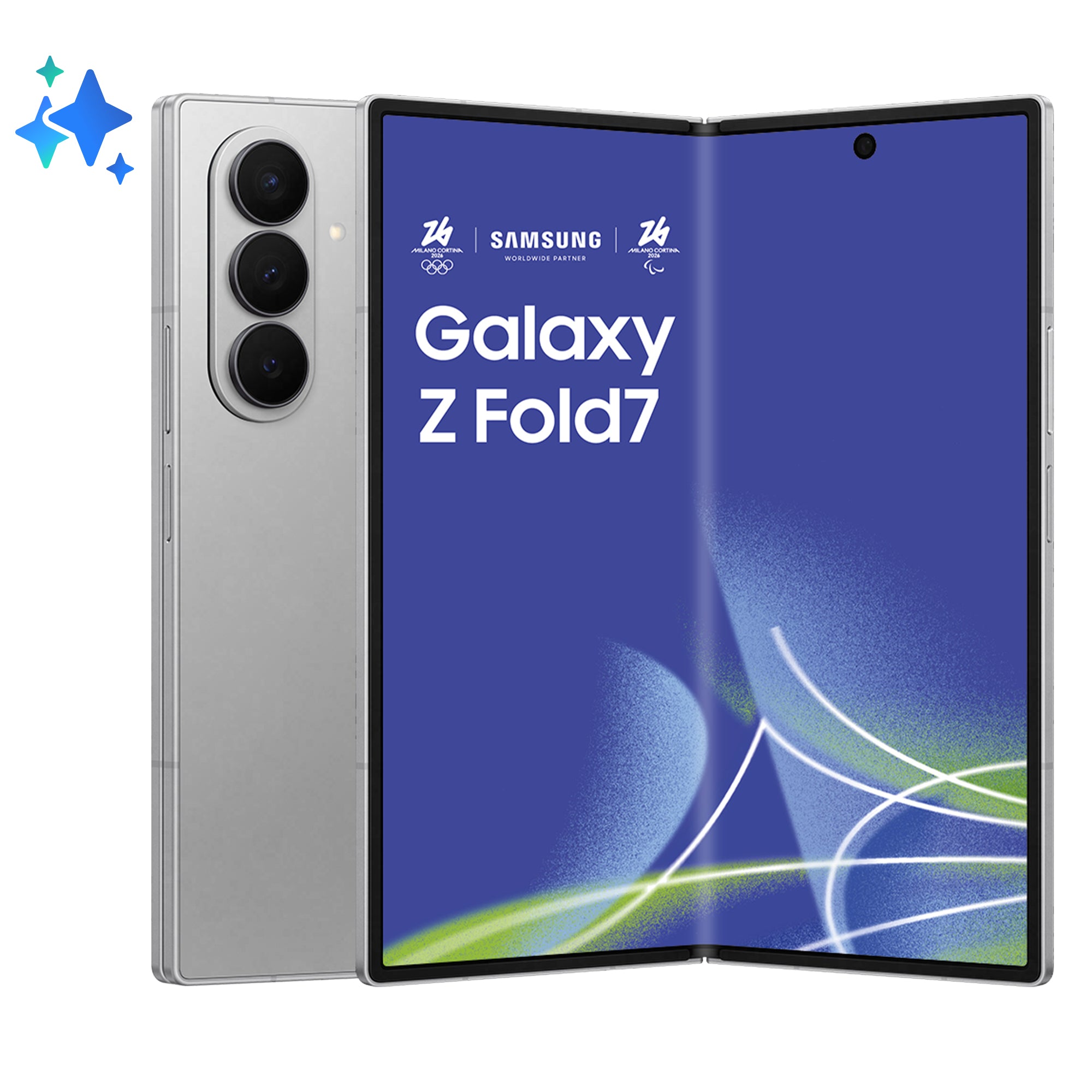 Smartphone Galaxy Z Fold7 512GB 12GB RAM 5G Dual SIM Silver Shadow "SM-F966BZSCEUE"