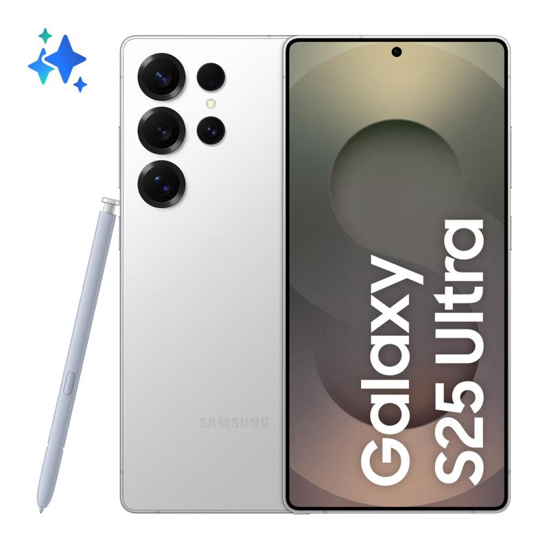 Smartphone Galaxy S25 Ultra 512GB 12GB RAM 5G Dual SIM Titanium WhiteSilver "SM-S938BZSGEUE"