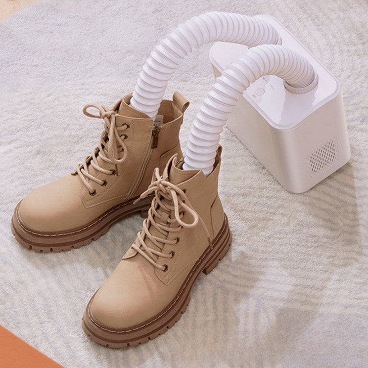 Uscator Electric de Pantofi, Suflanta cu Aer Cald, Reglabil, Silentios, Tensiune 220V, Doua Capete, 38x18x11cm, Alb