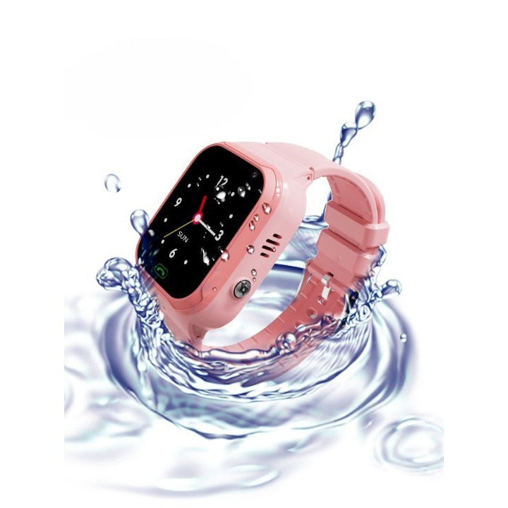 Ceas Smartwatch Pentru Copii LT31E-4G cu Functie Telefon, Localizare GPS, Istoric traseu, Apel de Monitorizare, Camera, Roz