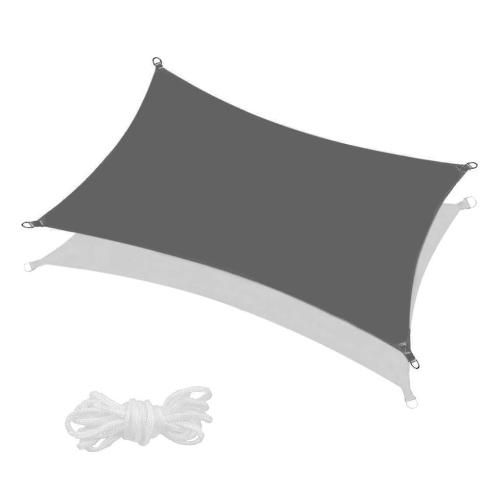 Prelata umbrire 4x3 m pentru terasa sau balcon, impermeabila, protectie UV, gri