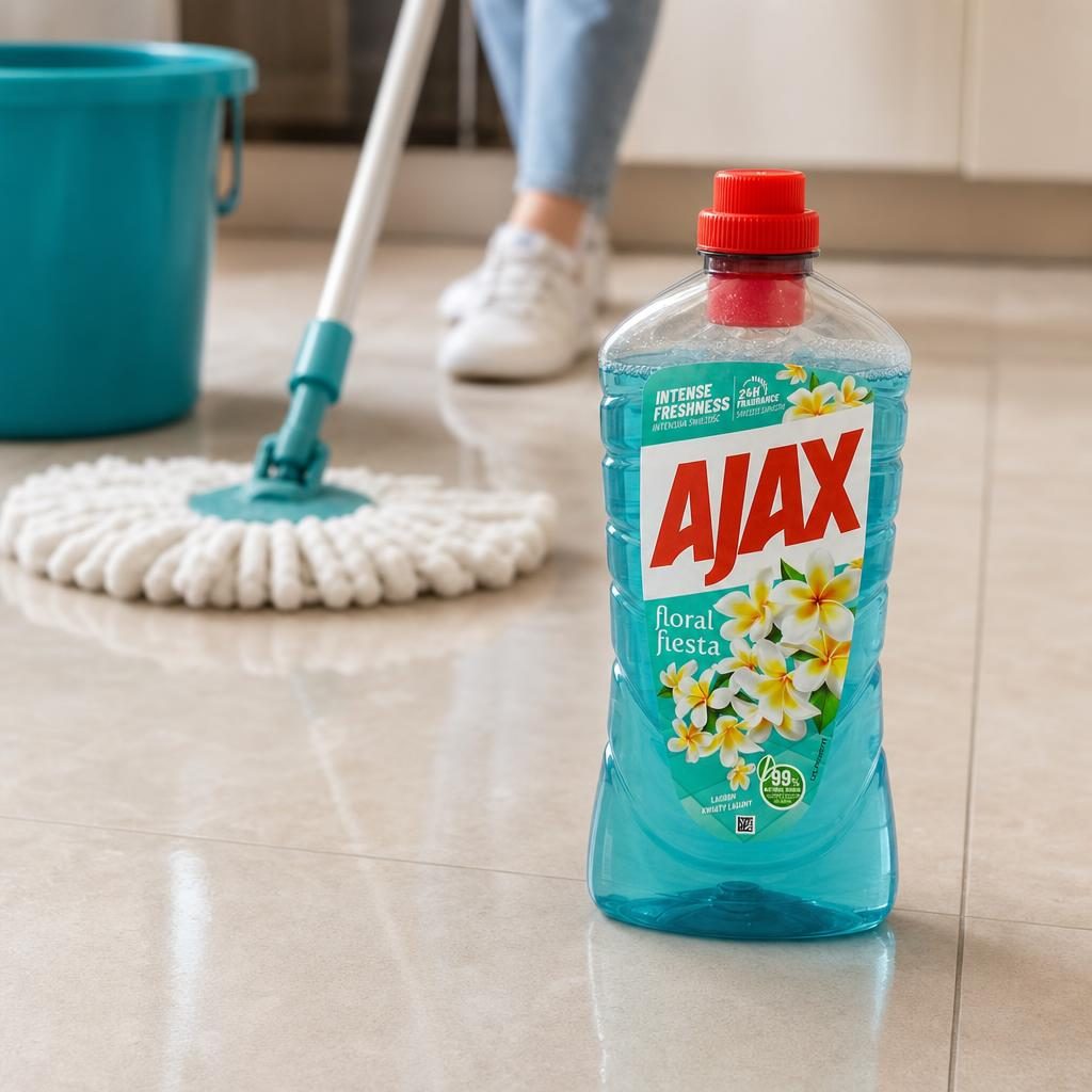 Solutie Ajax pentru Pardoseli, 1 L, Aroma Lagoon Flowers