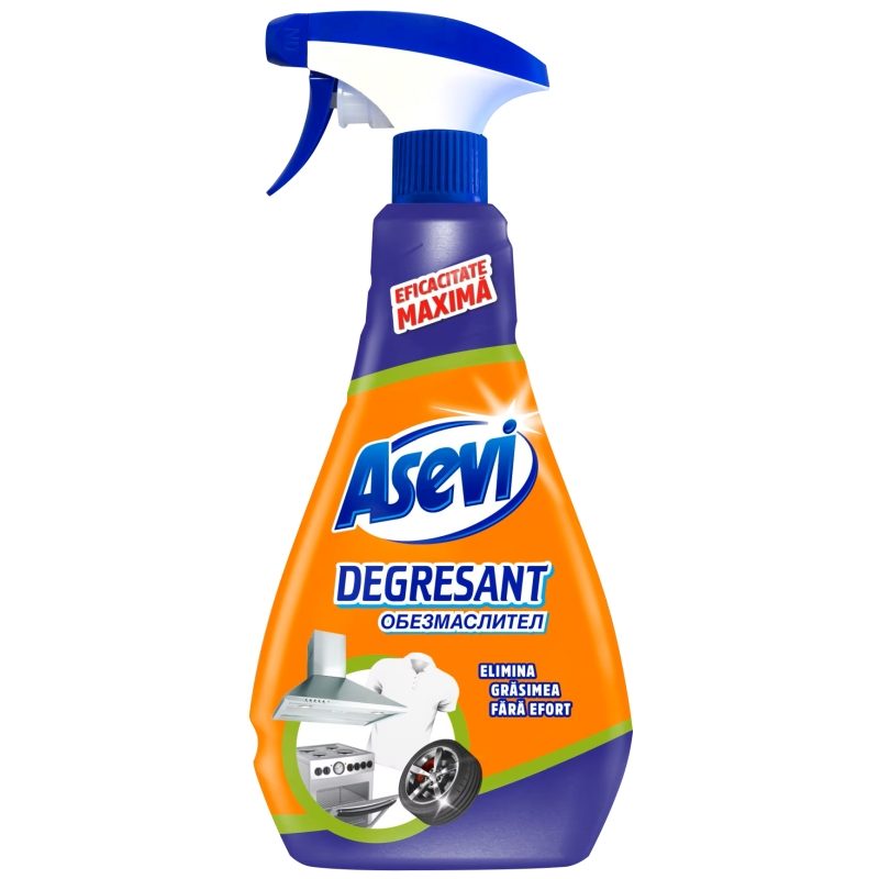 Solutie, Asevi, Degresant 750 ml Pulverizator