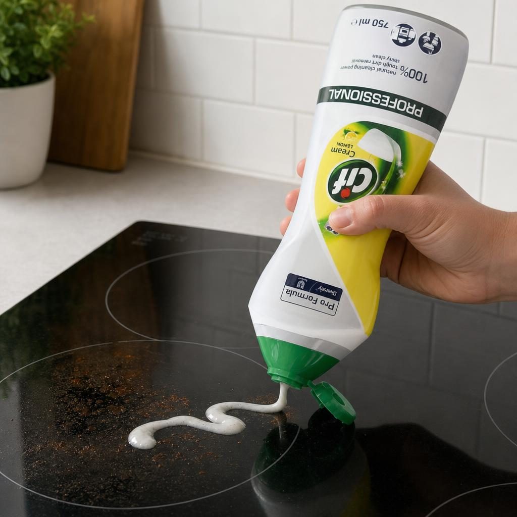 Solutie Crema de Curatare, Cif Cream, 750 ml, Universala Lemon