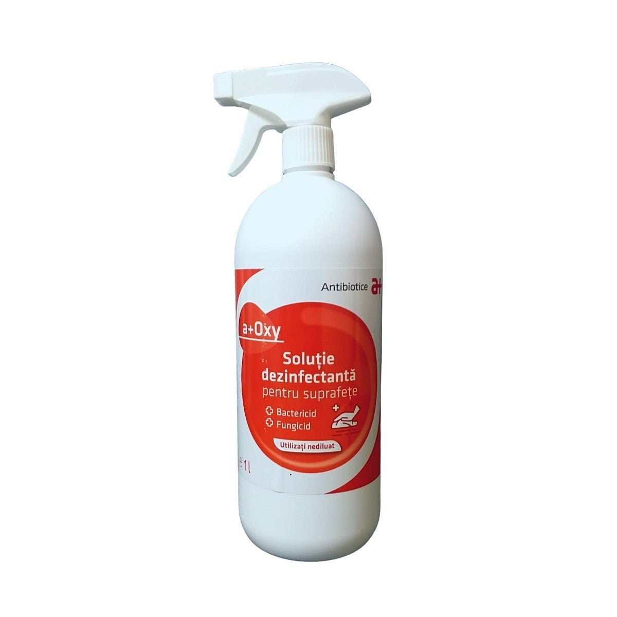 Solutie dezinfectanta biocid pentru suprafete a+ Oxy 1 litru