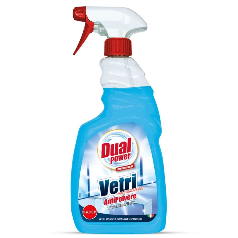Solutie, Dual Power, Spray Geamuri 750 ml Anti Praf
