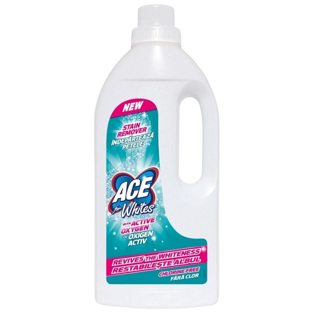 Detergent Lichid Inalbitor, ACE, Inalbitor cu Oxigen Activ, 1 L, pentru Haine Albe