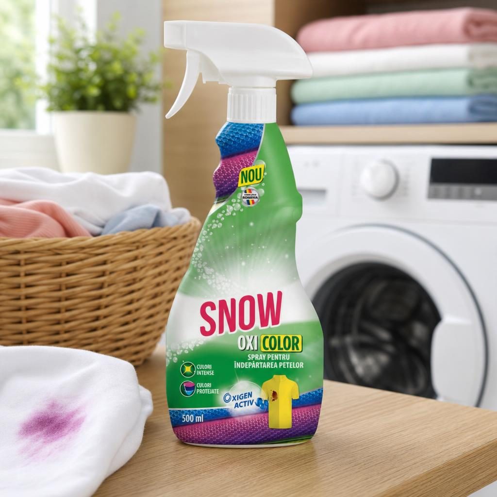 Solutie pentru Pete, Snow, Spray 500 ml Oxi Color