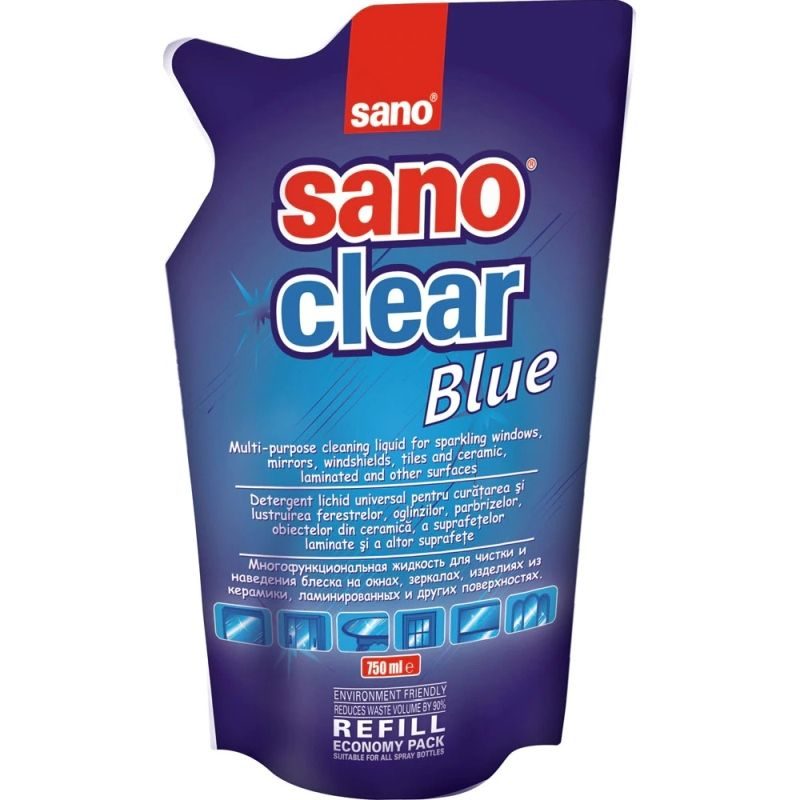 Solutie, Sano, Geam Rezerva 750 ml Blue