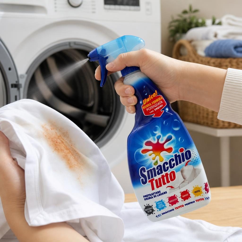Detergent Spray pentru Pete, Smacchio Tutto, Solutie de Scos Pete de pe Haine, 500 ml