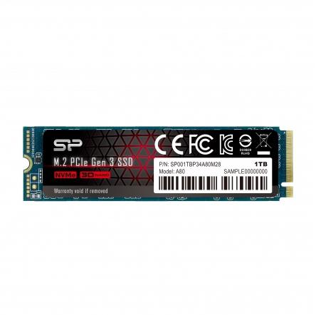 SILICON POWER SSD SP A80 1TB PCIe Gen 3x4 M.2 2280 