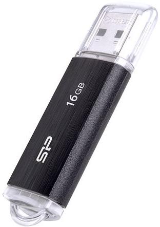 SILICON POWER USB Flash Drive SP, Ultima U02, 2.0, 16GB, Negru 
