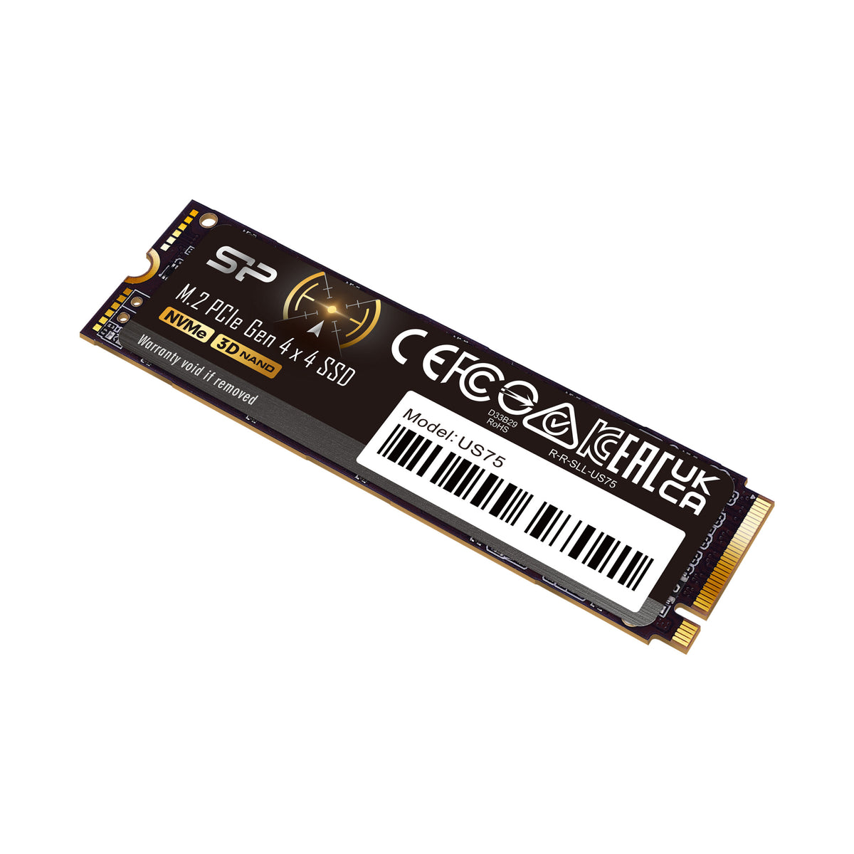 SILICON POWER US75 1TB PCI Express 4.0 x4 M.2 2280 