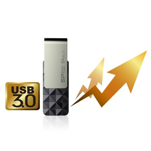 Memorie USB USB Blaze B30 32GB USB 3.0 Black "SP032GBUF3B30V1K"