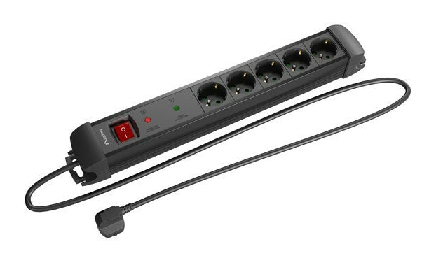 Prelungitor Lanberg SP1, 1.5m 5 prize ng "SP1-05F-0150-BK"