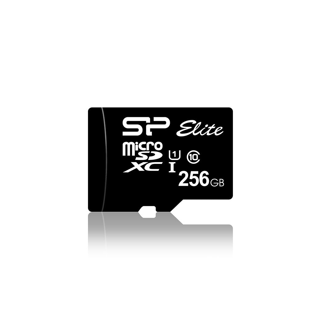 SILICON POWER CARD DE MEMORIE MicroSDXC SP ELITE 256GB CL10 