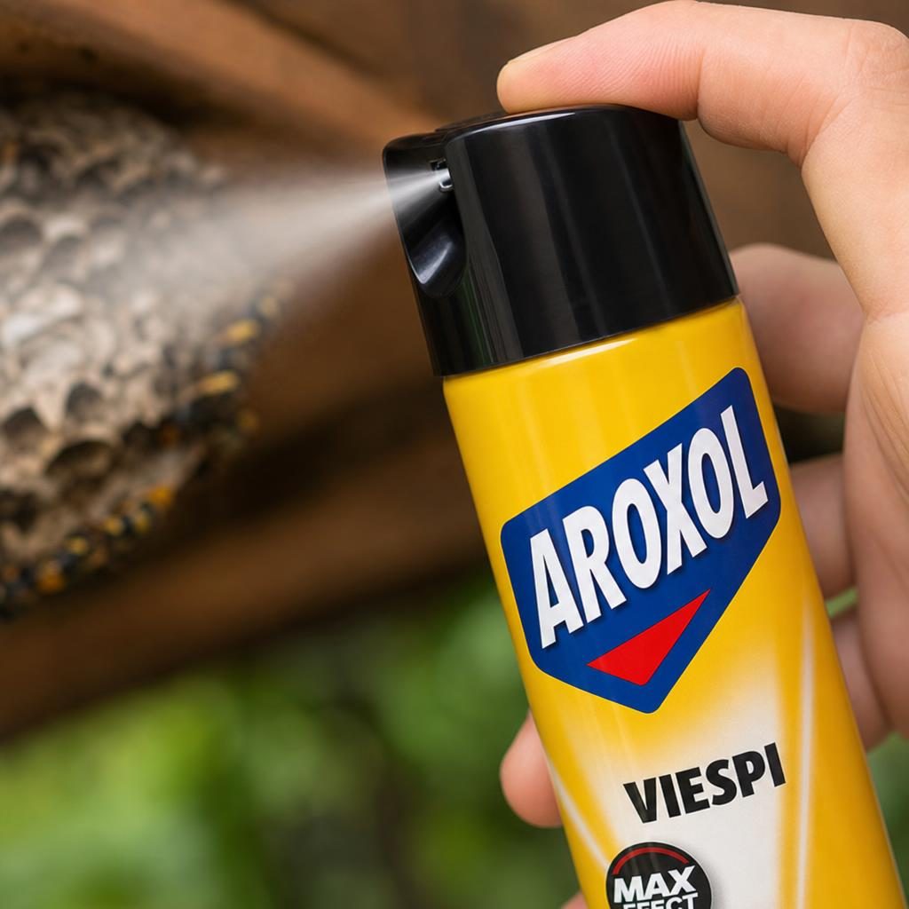Spray Insecticid, Aroxol, Impotriva Viespilor, Formula Max Efect cu parfum placut, 400 ml