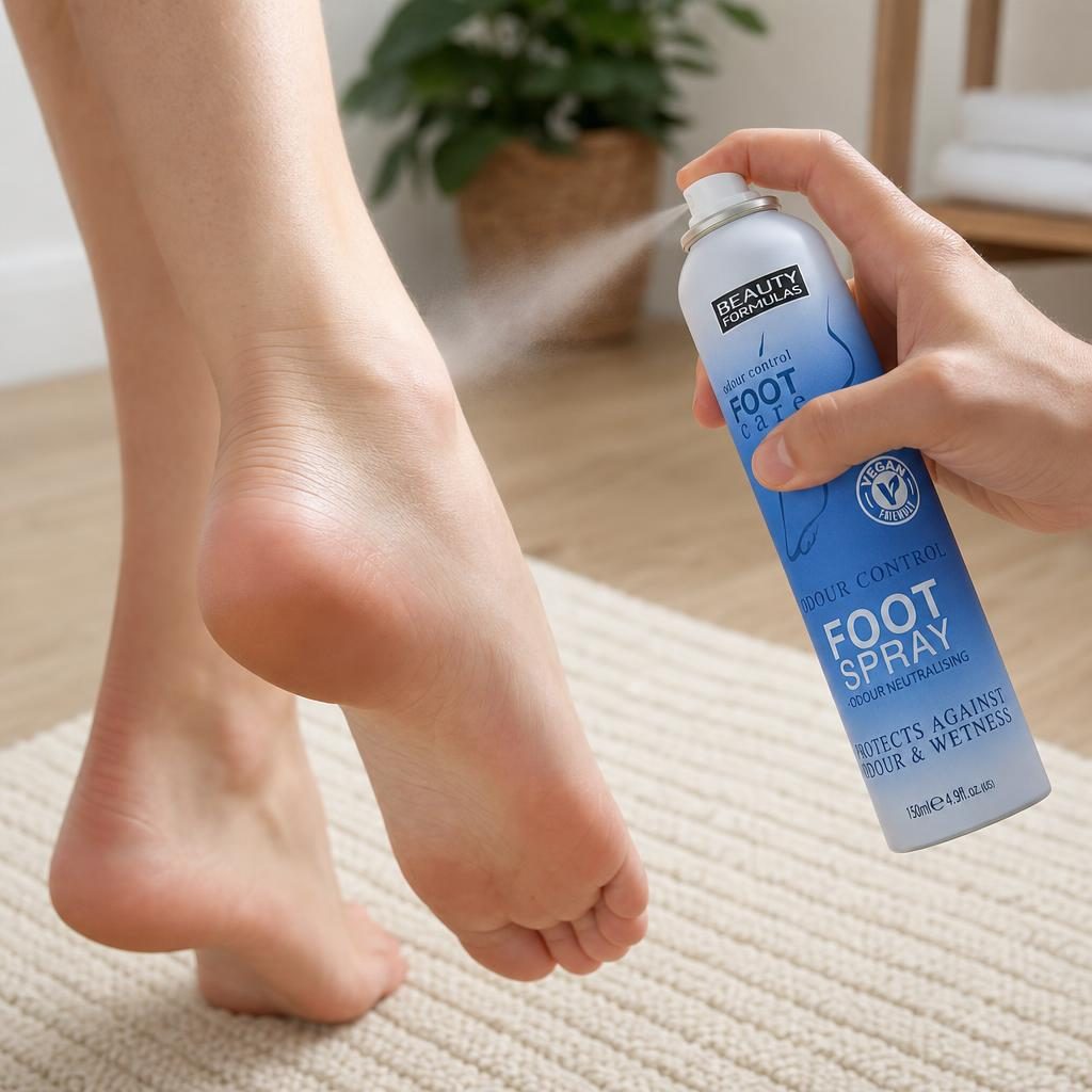 Spray pentru Picioare, Beauty Formulas, 150 ml, Antiperspirant si Antomiros