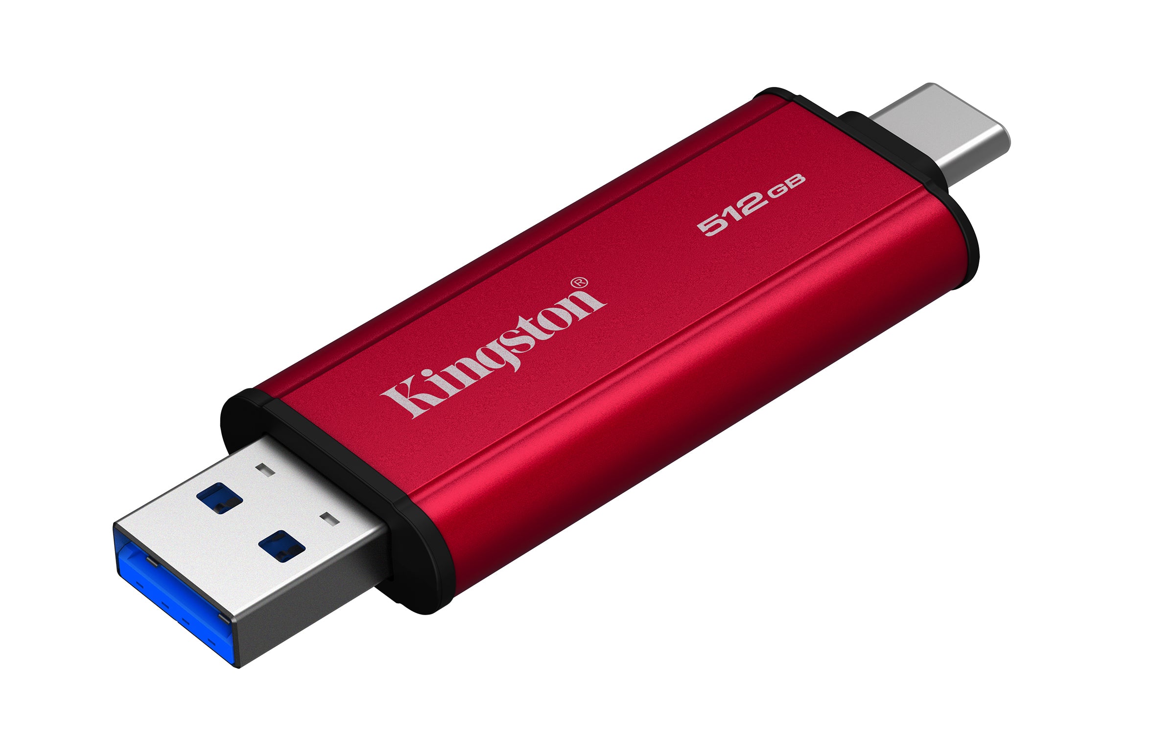 KINGSTON 512GB Dual USB-A/C Portable SSD Up to 1050MB/s USB 3.2 Gen 2 "SPSD/512GB"