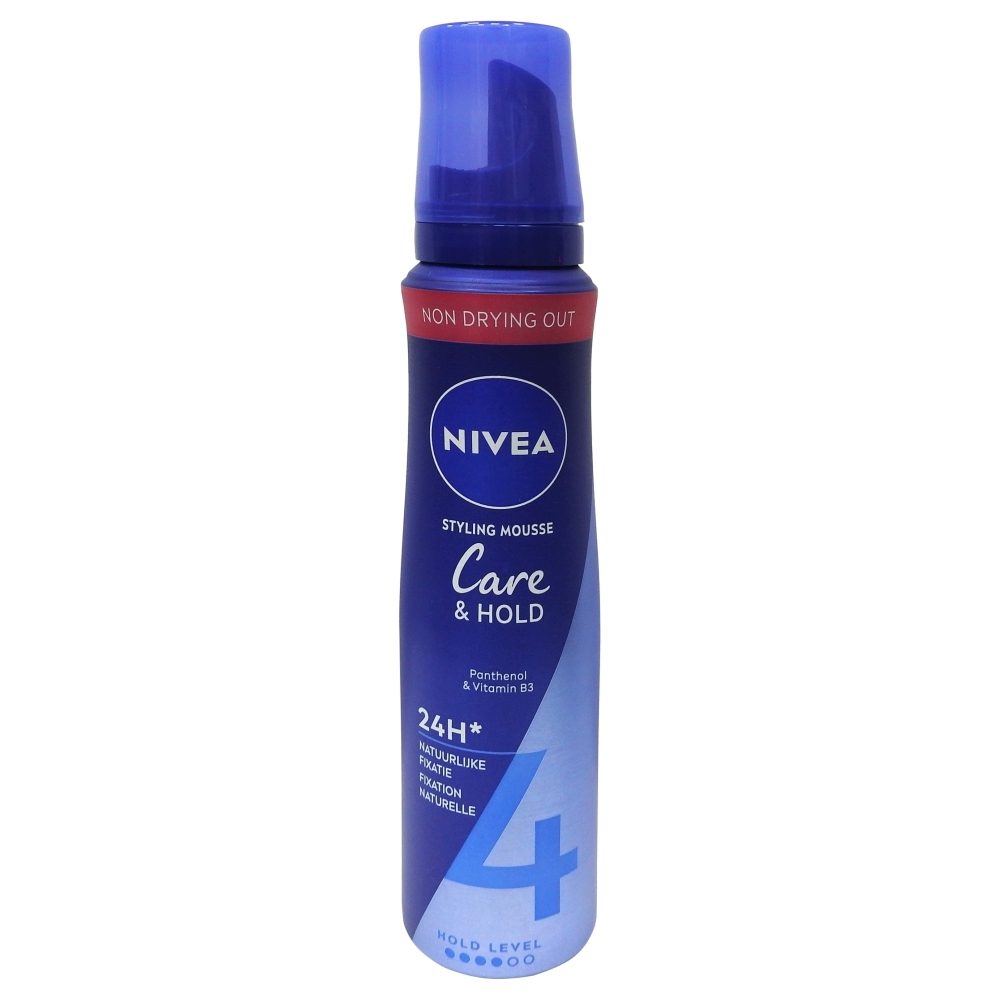 Spuma, Nivea, Par 150 ml Care si Hold Extra Strong