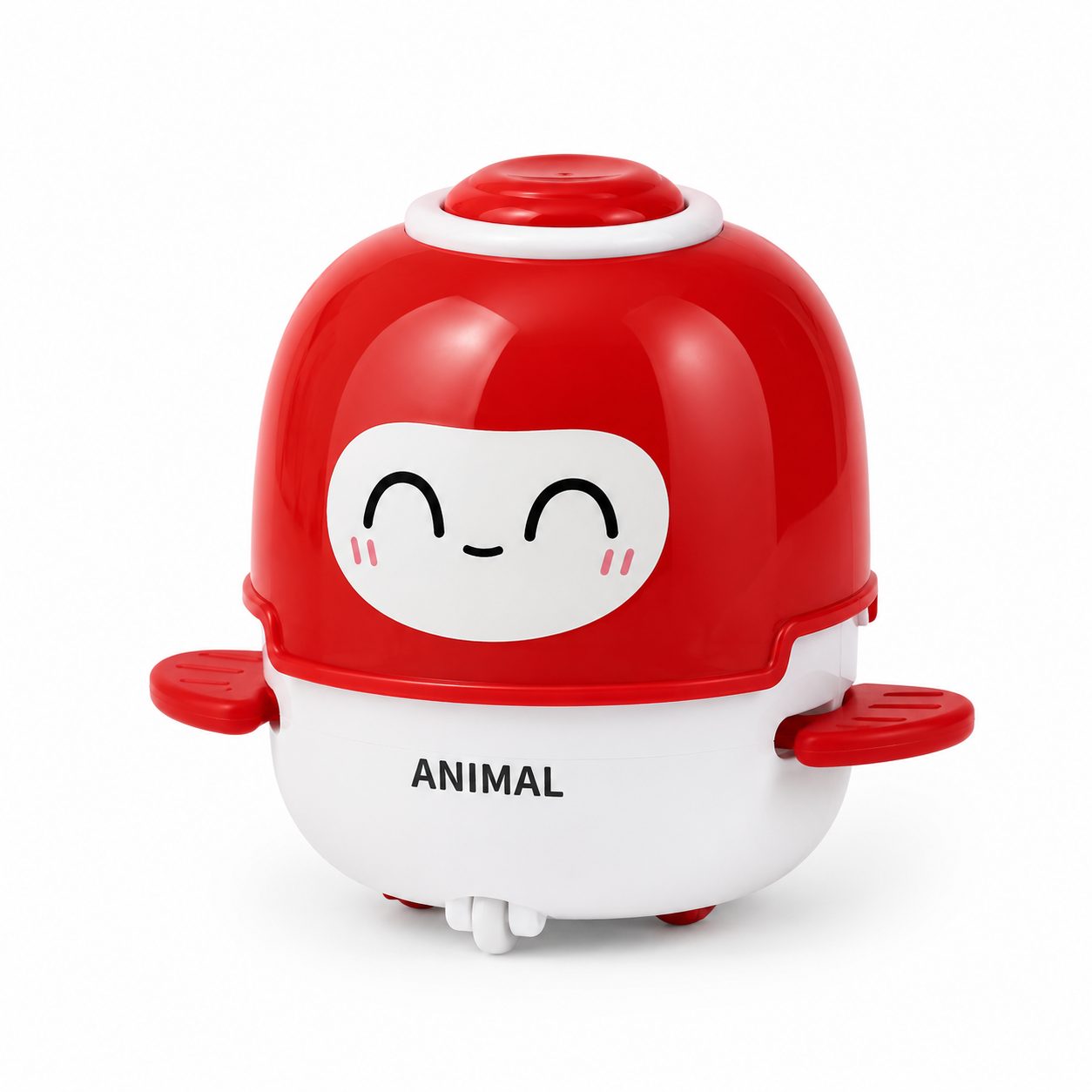 Jucarie Interactiva cu Inertie, Model Animalut, Sunete si Lumini, pentru Copii 1-3 Ani, Rosu