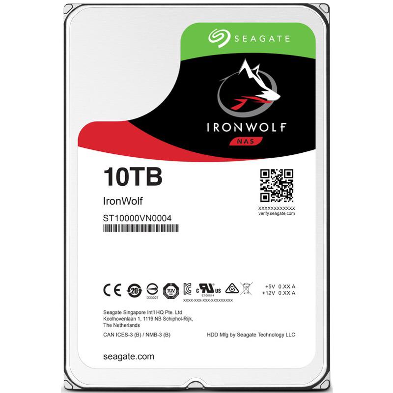 HDD SEAGATE 10TB, IronWolf, 7.200 rpm, buffer 256 MB, pt NAS, "ST10000VN000"