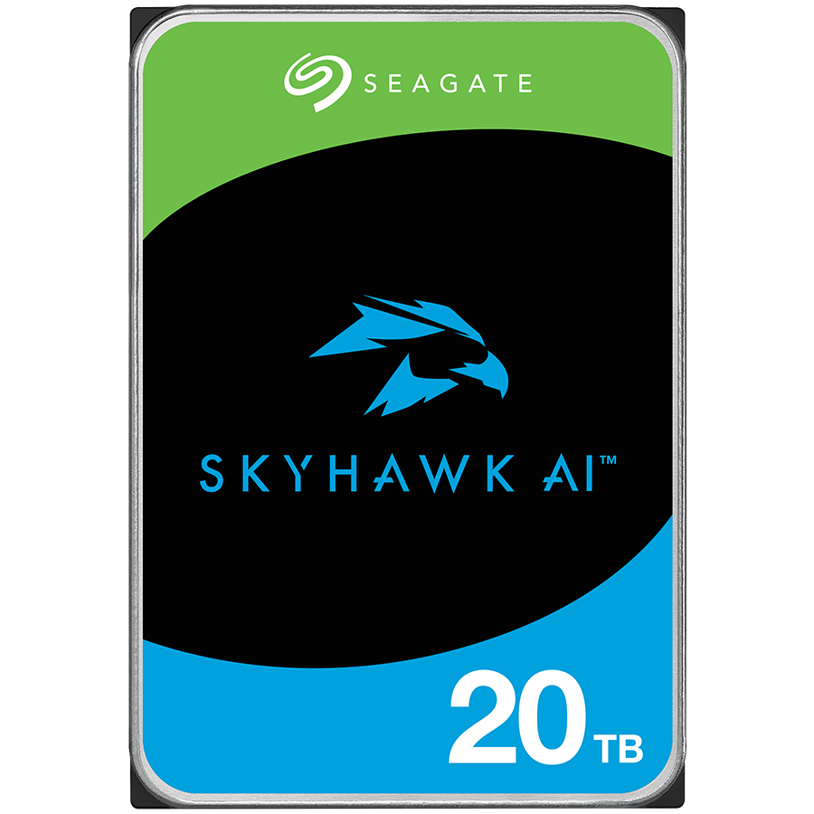 SEAGATE Surveillance Video Optimized AI Skyhawk 20TB HDD SATA 6Gb/s 512MB cache 3.5inch CMR Helium "ST20000VE003"
