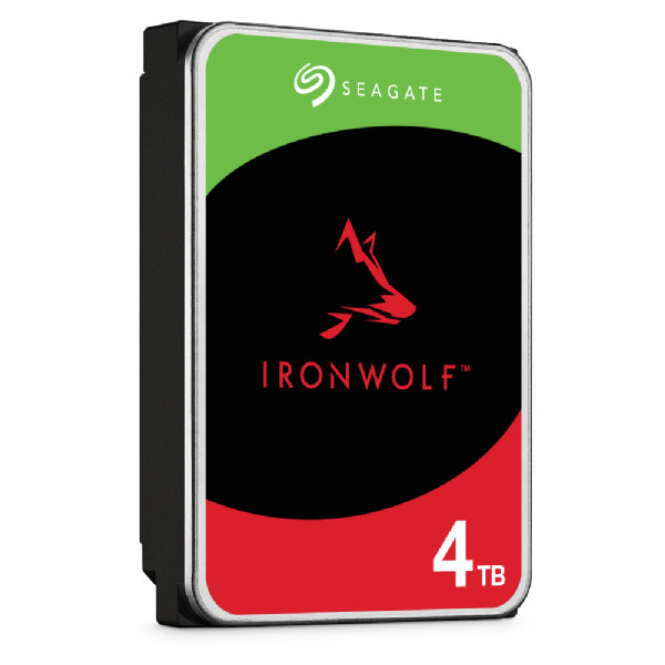 Bundle SEAGATE NAS HDD 8x4TB IronWolf 5400rpm 6Gb/s SATA 256MB cache 3.5inch 24x7 CMR for NAS and RAID rackmount systems BLK 