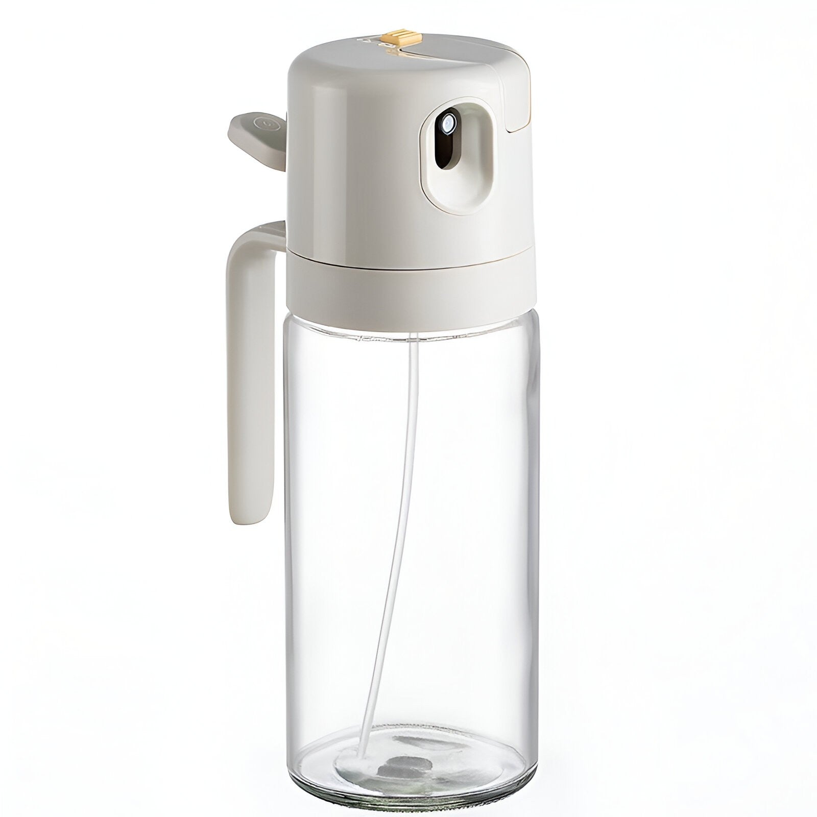 Dispenser pentru Ulei, prin Curgere si Pulverizare, Deschidere si Inchidere Automata a Rezervorul, 550mL, 11.4x7.8x22.8cm, Gri