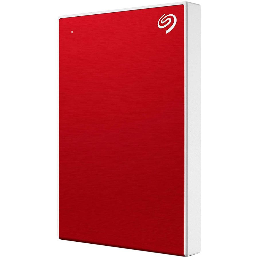 Seagate One Touch Potable 2TB USB 3.0 compatible with MAC and PC including data recovery service red, 