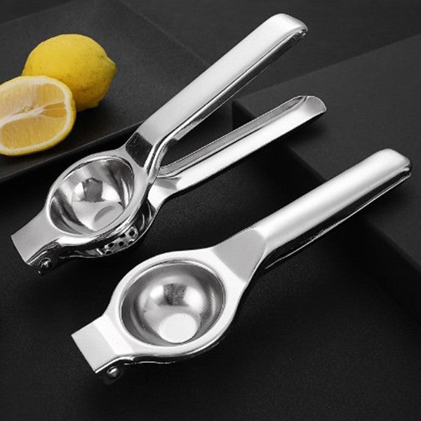 Storcator de Citrice Manual, Storcator de Fructe Moi, Rezistent, Usor de Folosit si Depozitat, Durabil, Calitativ, 20.5 x 7cm, Inox, Argintiu