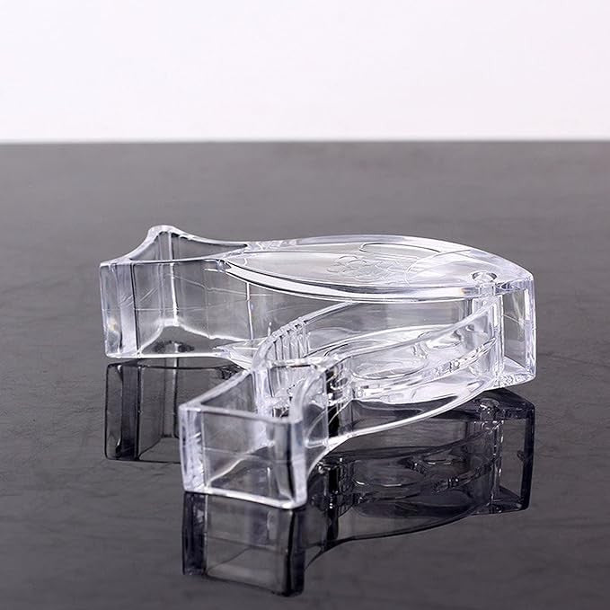 Storcator de Citrice Manual, Rezistente, Usor de Folosit si Depozitat, Durabil, Calitativ, 12x5.2 cm, Model Peste, Transparent