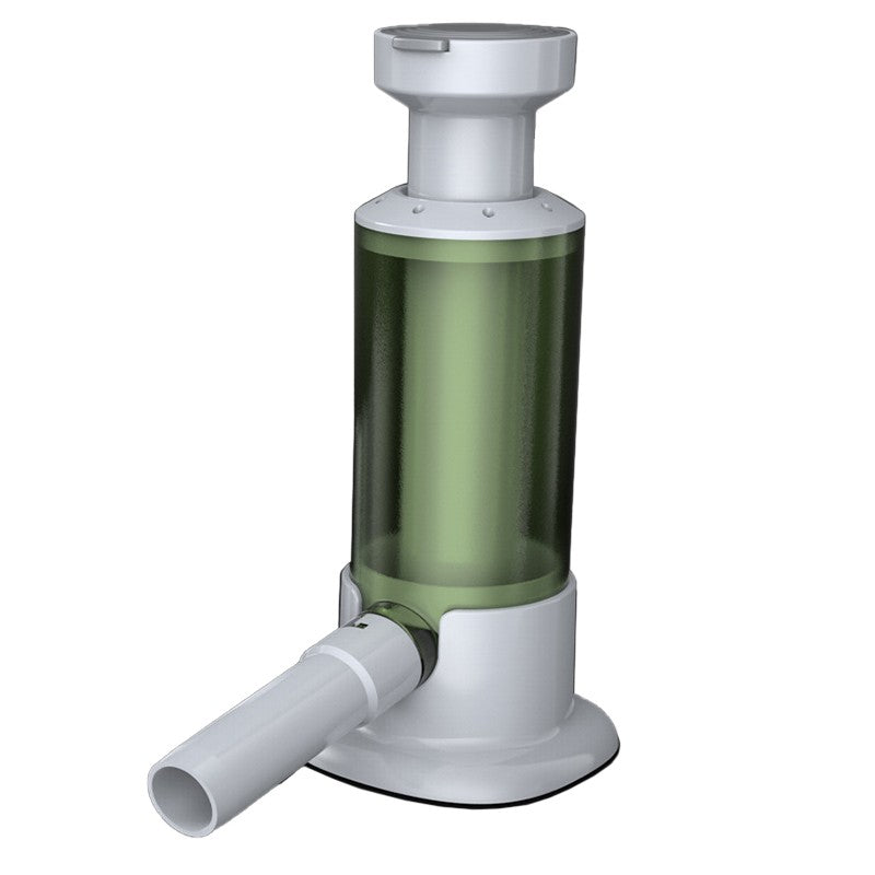 Aparat de Umplut Carnati, Flippy, Manual Rezistent, Usor de Folosit si Depozitat, Durabil, Calitativ, 4 Tuburi/Marimi Incluse, 26.3 x 11 x 11 cm, Transparent Verde