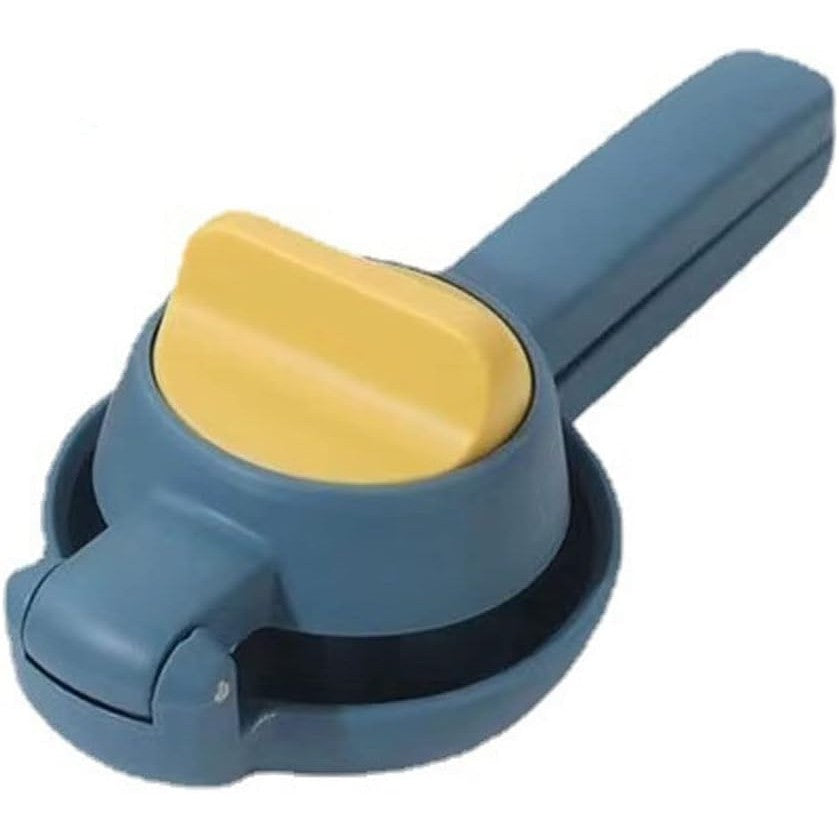 Storcator manual citrice, pentru lamai, portocale, cu actiune dubla, usor de utilizat, material ABS rezistent, 8x10x22 cm, albastru