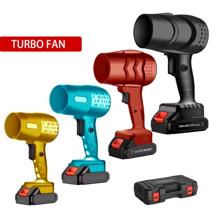 Suflanta de Aer Multifunctionala Portabila, Incarcare Auto, pentru Gratar, Masina, Indepartare Frunze si Praf, 1500 mAh, Viteta de Rotatie 25000 RPM, 2 Baterii de Li si Incarcator, Albastru